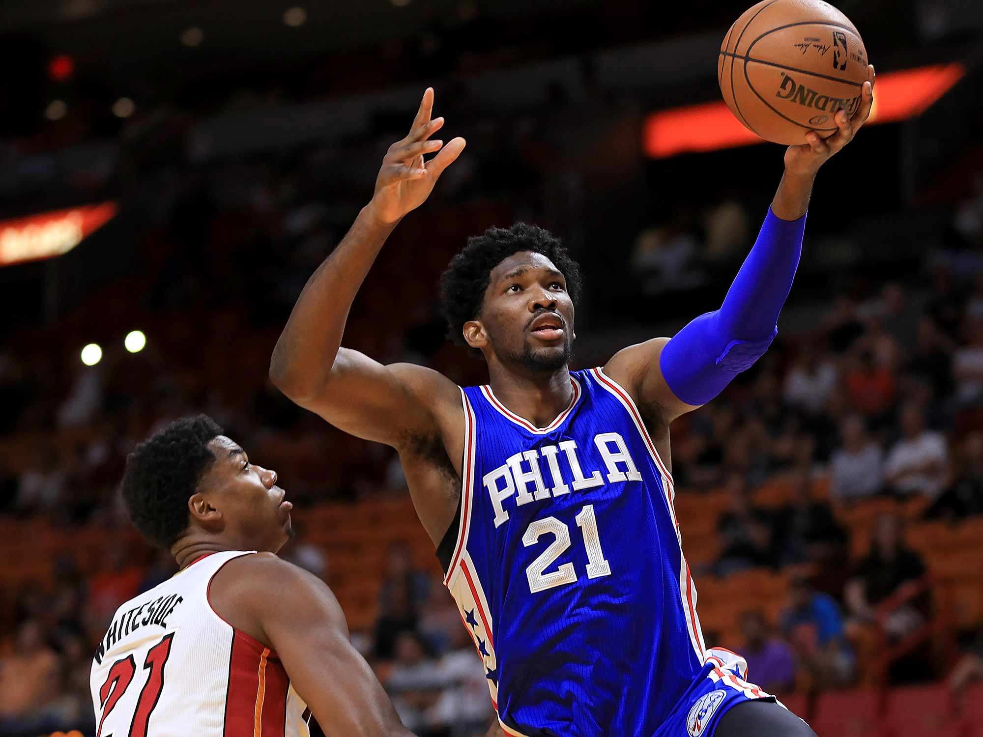 WATCH: Joel Embiid Has The Block Of The Year